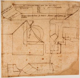 Croquis de blocs de marbre pour le tombeau de Jules II