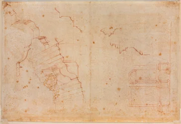 Études de monuments romains, XVIe siècle (dessin)