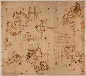 Études de fortifications pour une porte