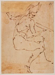 Étude pour une figure assise