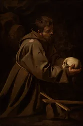 Saint François en méditation