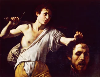David avec la tête de Goliath