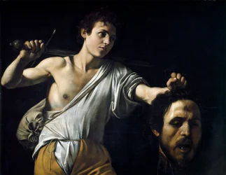 David avec la tête de Goliath
