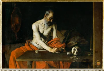 Saint Jérôme pénitent (peinture sur toile)