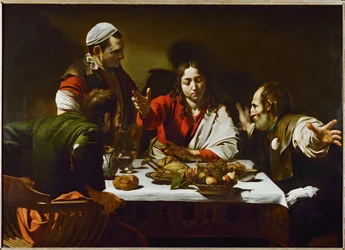 Souper à Emmaüs ... (huile sur toile)