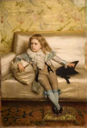 Italien : Portrait du fils Edward