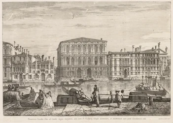 Vues de Venise : Palazzo Pesaro, 1741