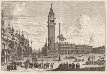 Vues de Venise : Piazza et Piazzetta