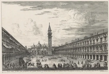 Vues de Venise : Piazzo S. Marco, 1741