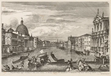 Vues de Venise : Santa Chiara, 1741