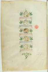 Généalogie des Visconti (BNF, ms lat. 5888) btv1b10020318d, f36