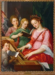 Santa Cecilia (peinture sur toile)