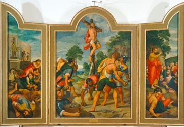 Le martyre de saint Philippe (huile sur toile)