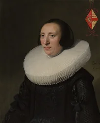 Margaretha van Clootwijk née vers 1580-81, décédée en 1662, épouse de Jacob van Dalen, 1639