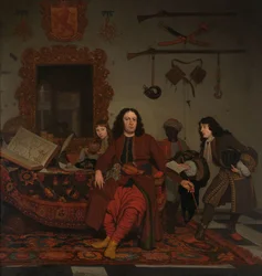 Portrait de Thomas Hees (né en 1634/35), résident et commissaire des États généraux auprès des gouvernements d