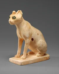 Vase à cosmétiques en forme de chat, vers 1990-1900 av. J.-C.