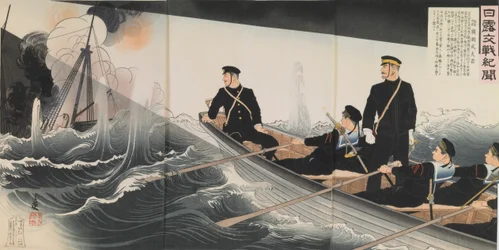 Commandant de la marine Hirose Takeo, de la série « Nouvelles de la guerre russo-japonaise »