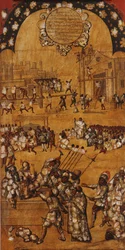 La Conquête du Mexique, Panneau IV, c.1696-1715