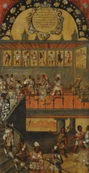 La conquête du Mexique, panneau XII, vers 1696-1715