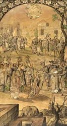 La conquête du Mexique par Hernan Cortes