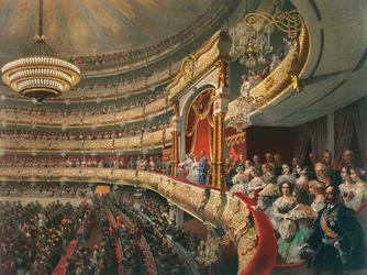 Auditorium du Théâtre Bolchoï, Moscou, Russie