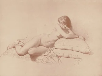 Étude de nu féminin allongé, 1885