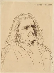 Portrait de Franz Liszt 1811-1886, années 1880