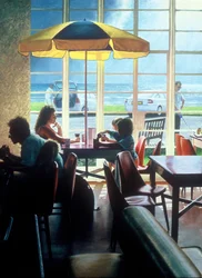 Après-midi au café de la plage