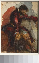 Illustration du poème Le Chant du marchand Kalashnikov de M. Lermontov