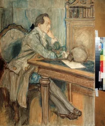 Johann Wolfgang von Goethe (1749-1832) découvrant l