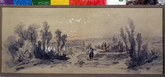 Dessin de rideau pour l