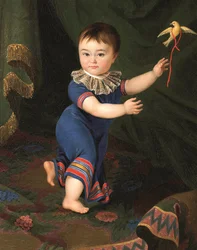 Portrait du comte Dmitri Nikolaïevitch Cheremetev 1803-1871 enfant, 1805