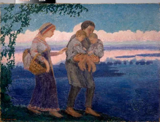 Le retour au foyer le soir