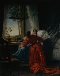 Visite aux malades, 1885