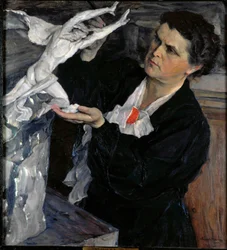 Portrait du sculpteur Vera Mukhina