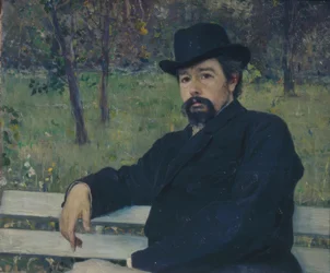 Portrait du peintre Nikolaï Alexandrovitch Yaroshenko