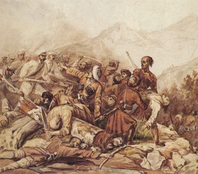 La bataille de la rivière Valerik le 11 juillet 1840, 1840