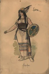 Sarka. Conception de costume pour l