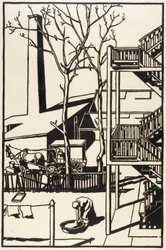 Escalier arrière