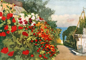 La Bordure de dahlias, Villa Hvidore