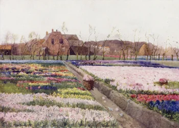 "Quand le printemps libère les fleurs pour peindre le sol riant"