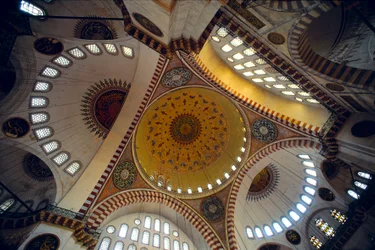 Intérieur de la mosquée Süleymaniye