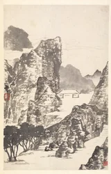 Paysage après Mi Fu