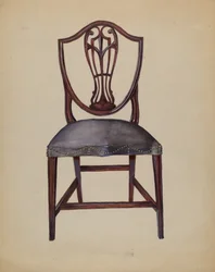Chaise, vers 1936 (aquarelle et gouache sur papier)