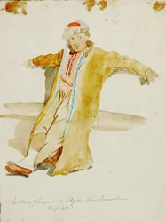 Costume à Smyrne, un pèlerin de Jérusalem