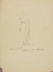 Figure Étude (entrée dans le bain)