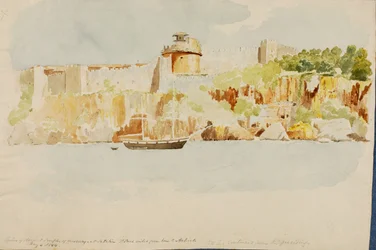 Temple de Mercure, 1844