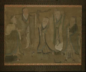 Cinq sages, XVe-début XVIe siècle