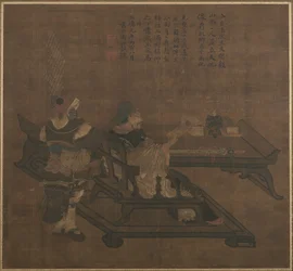 Guan Yu et Zhou Cang