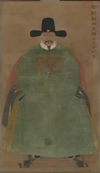Han Yige, vers 1368-1644 (rouleau suspendu, couleur sur soie)